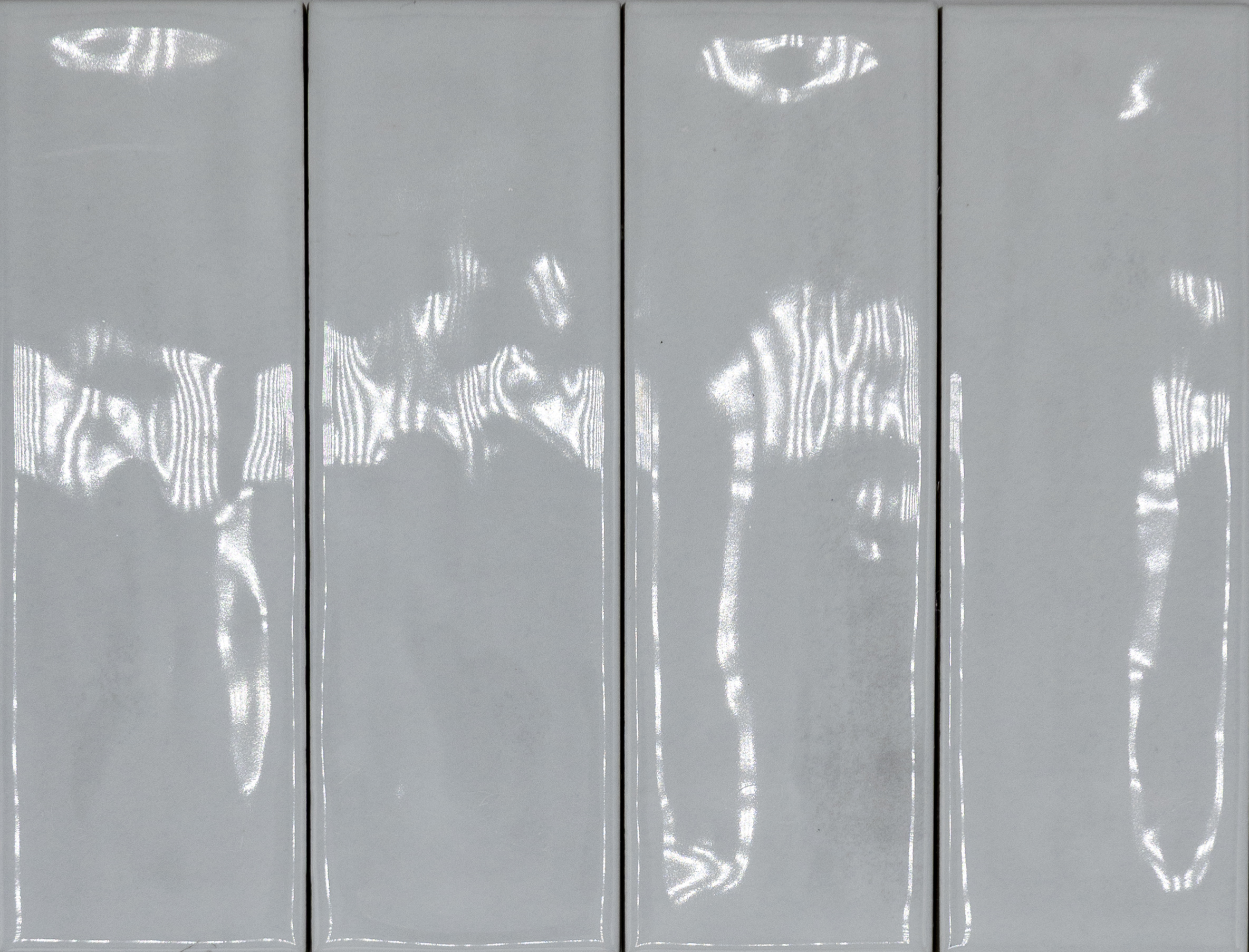 Mayolica : Beret : White Gloss 2x6 (4.85SF) New!