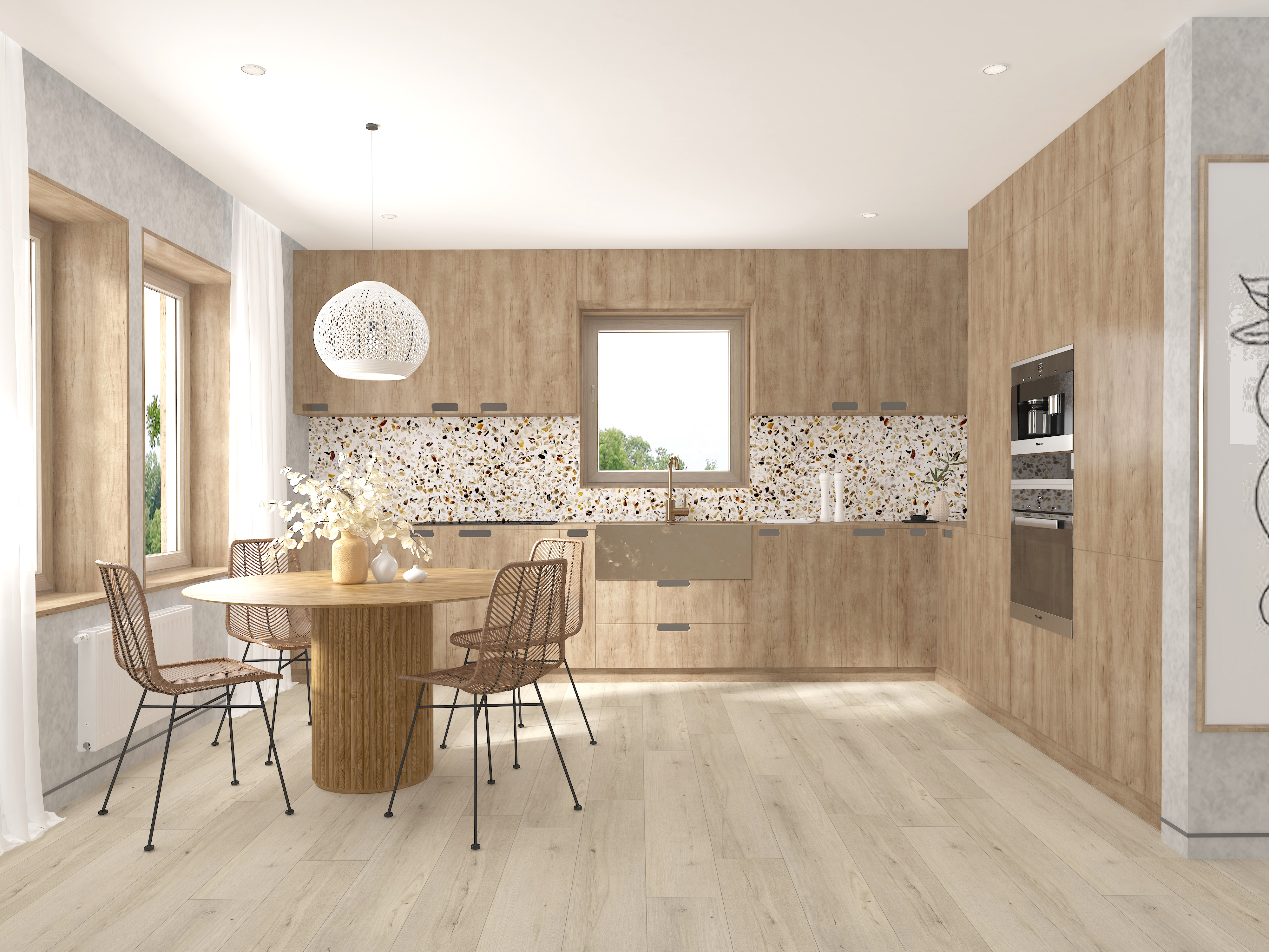 Rhino Rigid : Multi Lux : Light Oak 7x48 12mil (23.72SF) VL88066L/003 