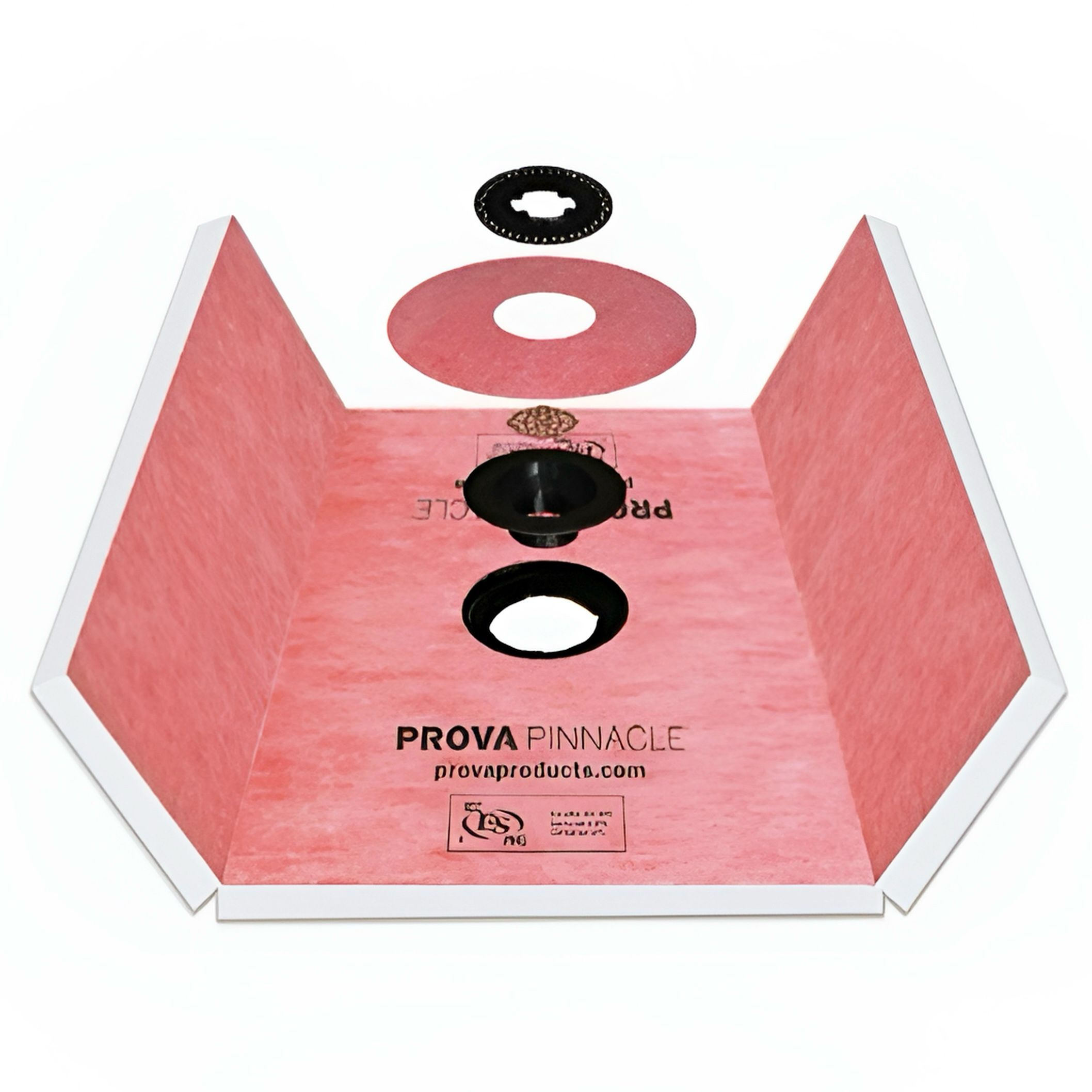 Loxscreen : TT8038PAN01-ABS : Pinnacle 38x60 Center Drain Pan Kit