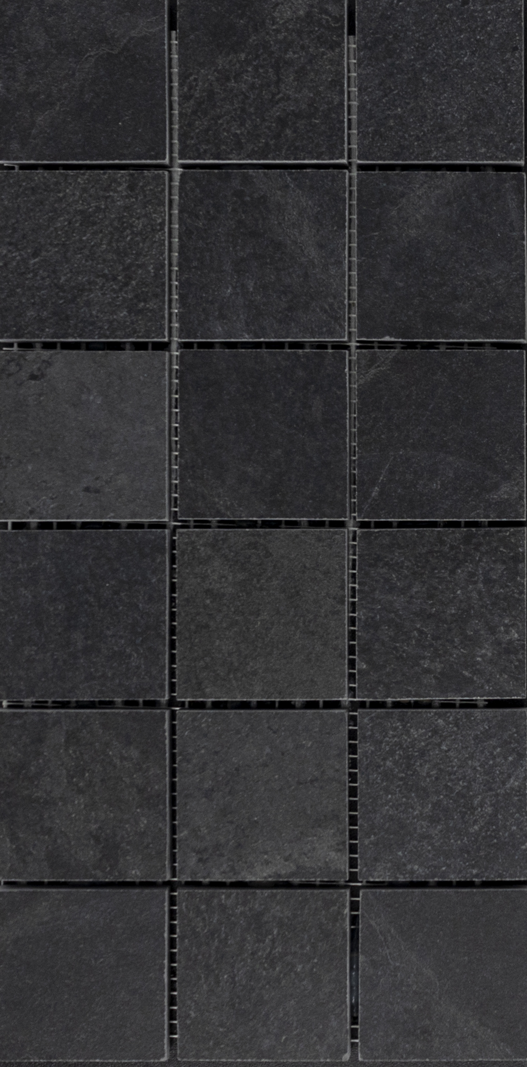Unicom : Brazilian Slate : Rail Black 2x2 Mosaic (11 pcs/box)
