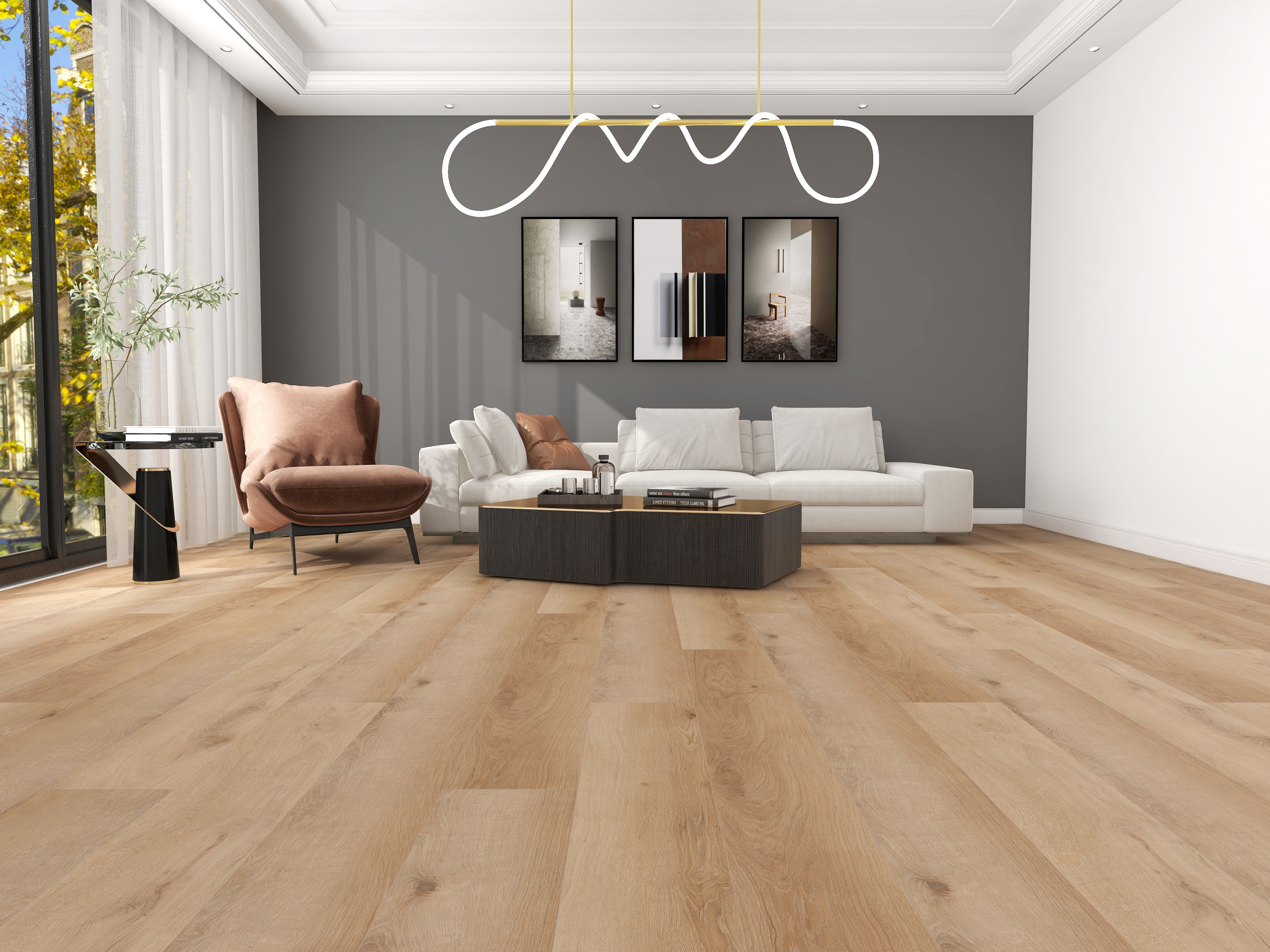 Rhino Rigid Supreme : Timber Series : Bluff Oak (33001-1) 20mil w/Pad (33.12SF)