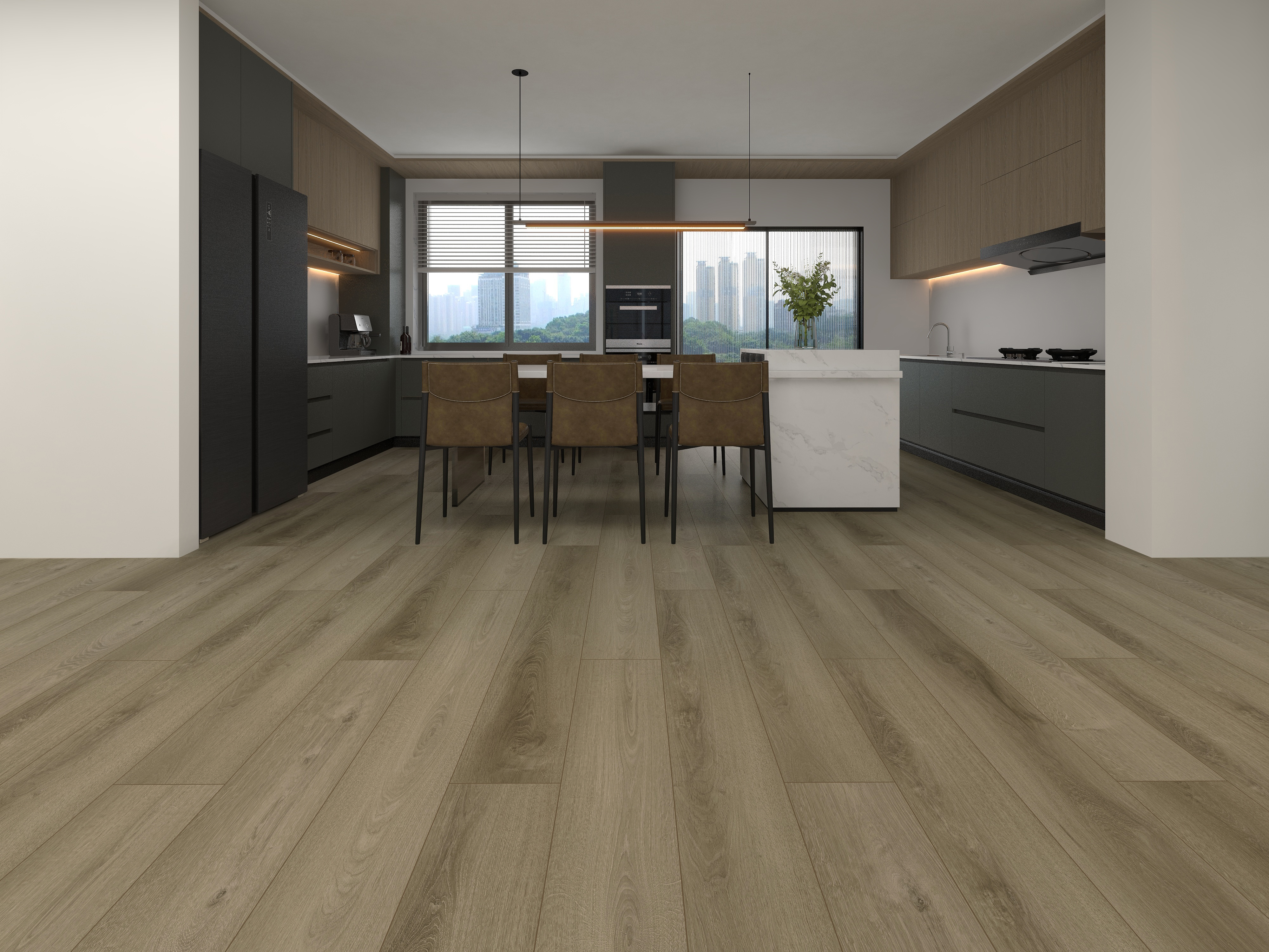 Rhino Rigid Supreme : Timber Series : Mesa Oak (2106-4) 20mil w/Pad (33.12SF)