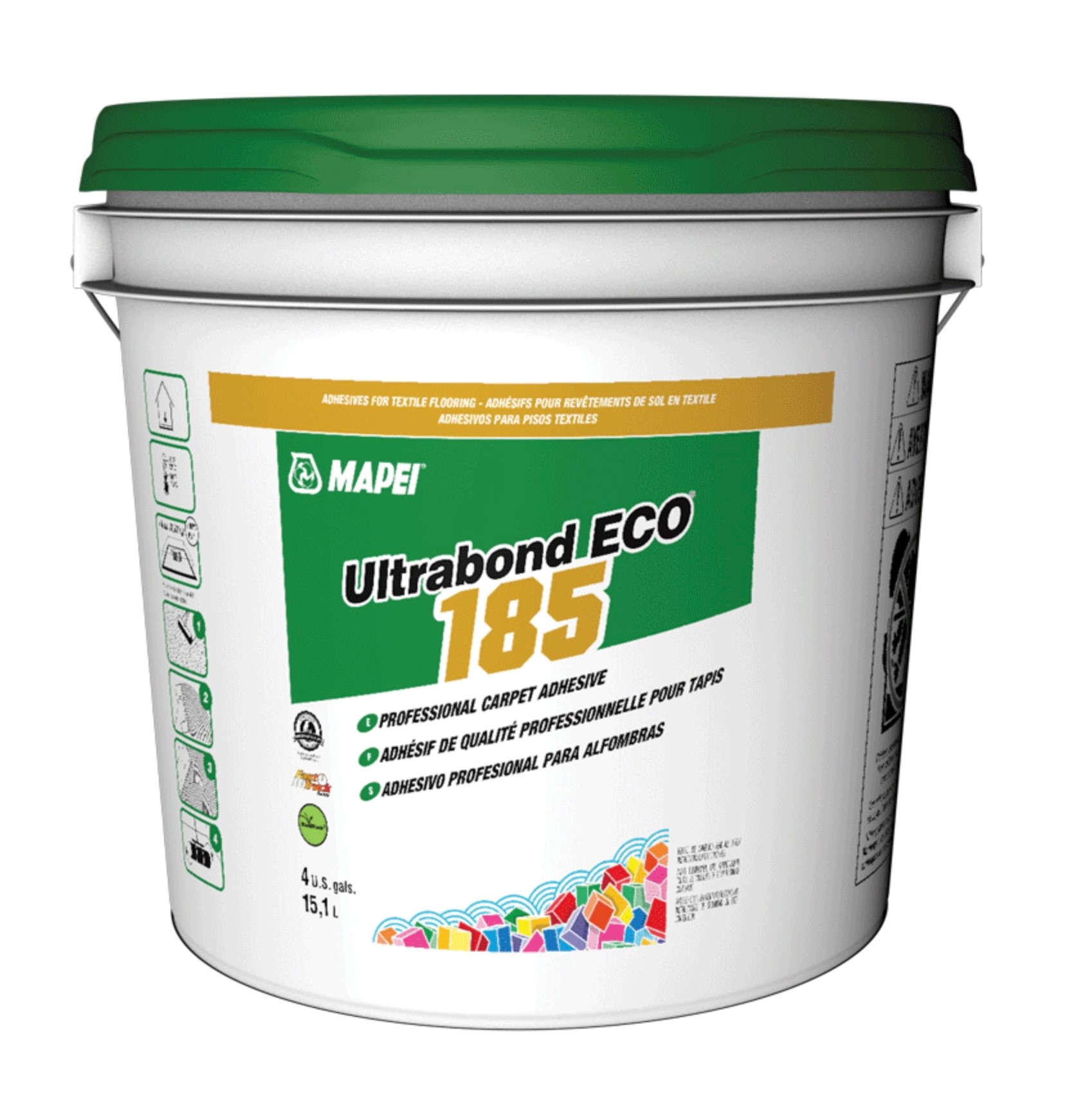 Mapei : ECO 185 Commercial Carpet Adhesive 4 GL (96518000)