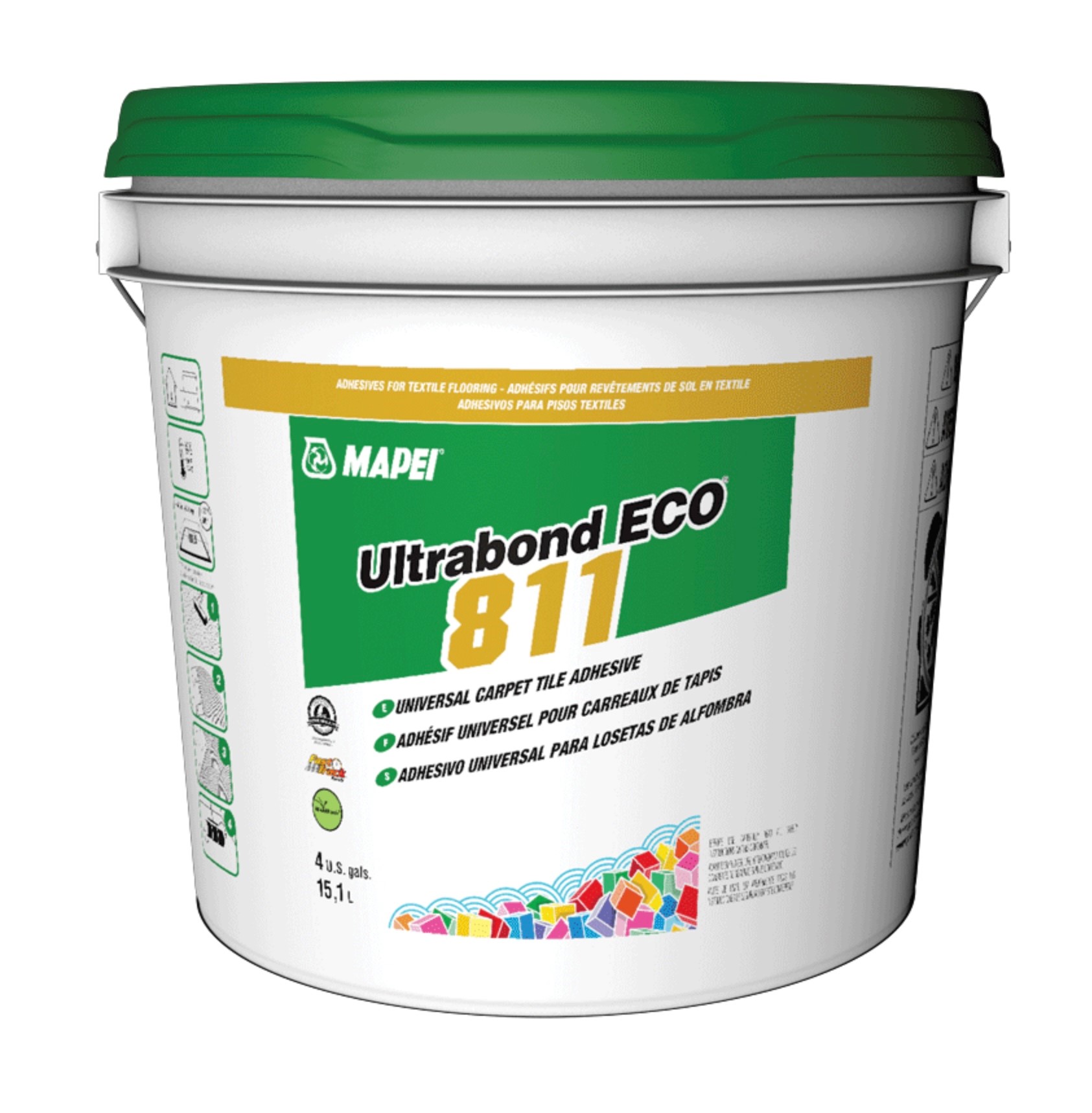 Mapei : ECO 811 Carpet Tile Pressure Sensitive 4 GL (1949915)